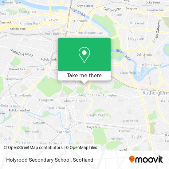 Holyrood Secondary School map