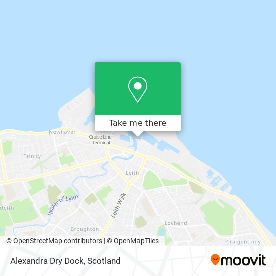 Alexandra Dry Dock map