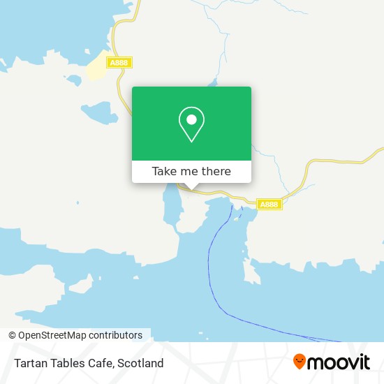 Tartan Tables Cafe map