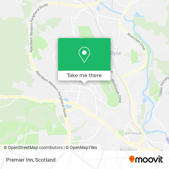 Premier Inn map