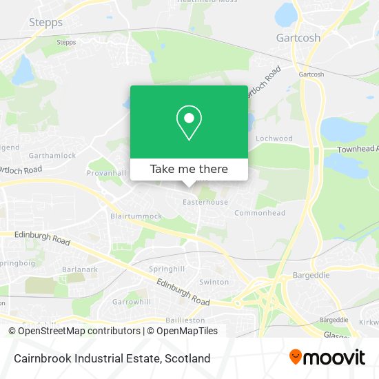 Cairnbrook Industrial Estate map