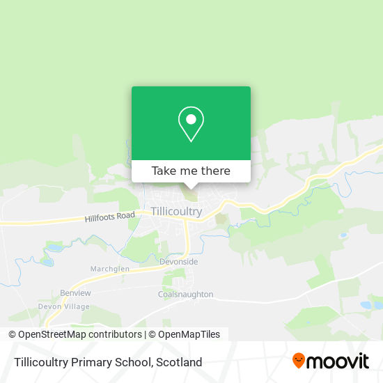 Tillicoultry Primary School map
