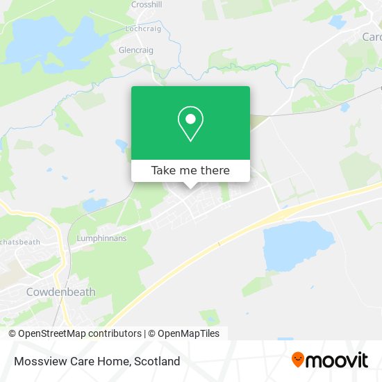 Mossview Care Home map