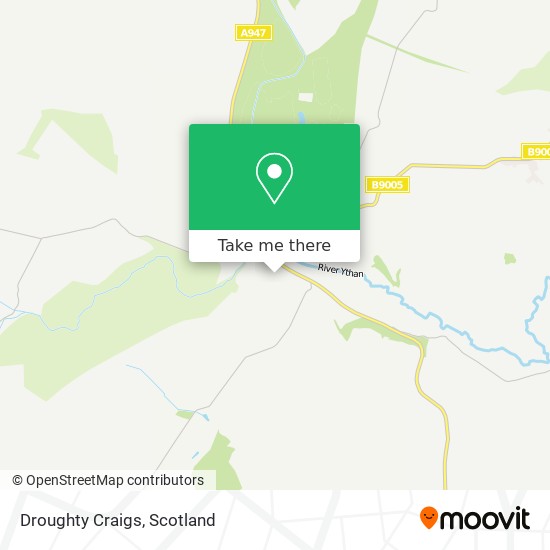 Droughty  Craigs map