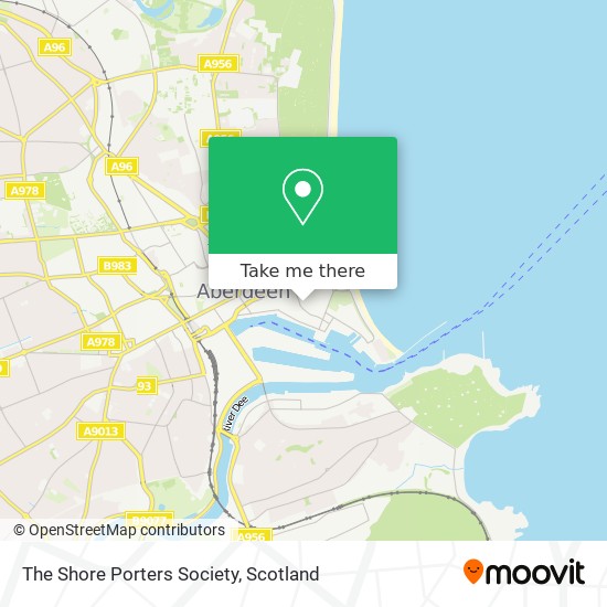 The Shore Porters Society map