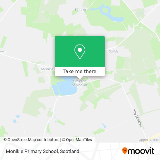 Monikie Primary School map