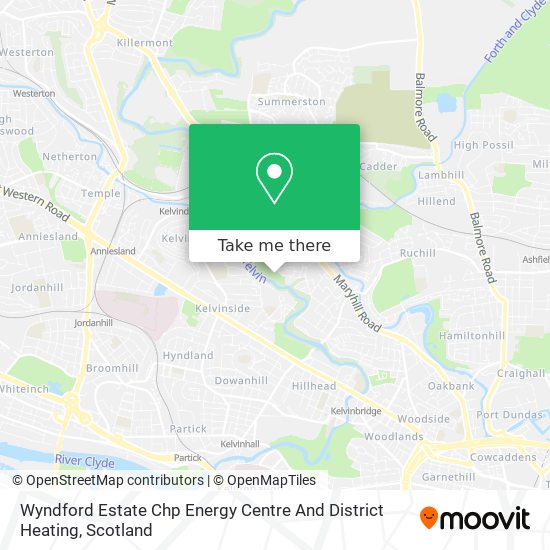 Wyndford Estate Chp Energy Centre And District Heating map