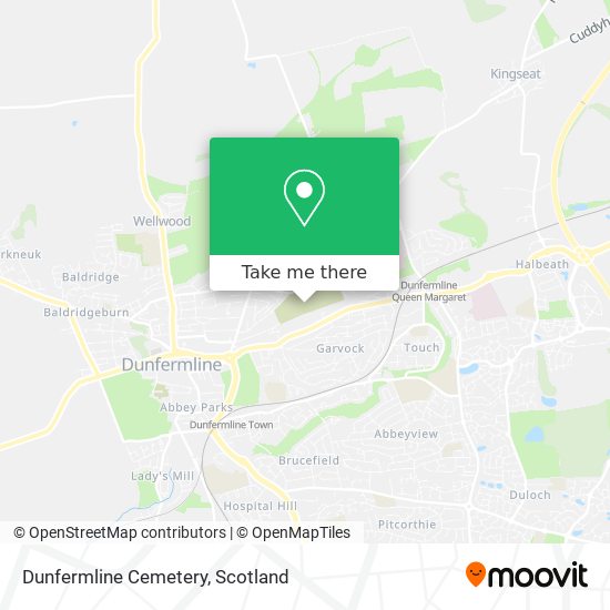 Dunfermline Cemetery map