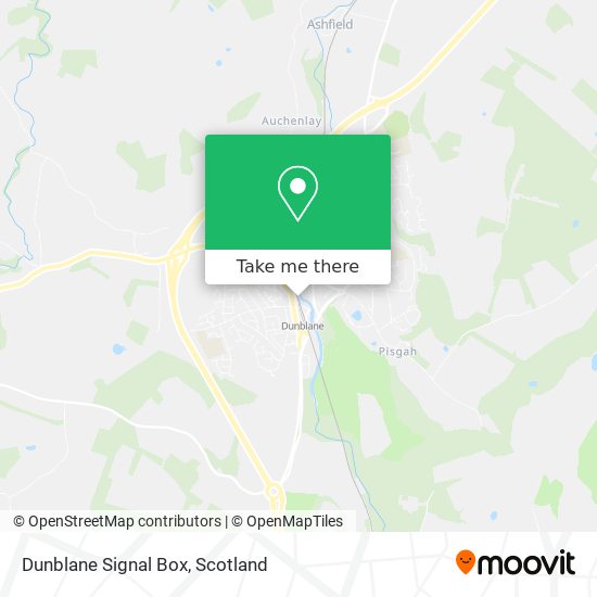 Dunblane Signal Box map