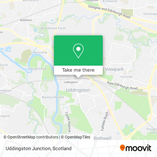 Uddingston Junction map