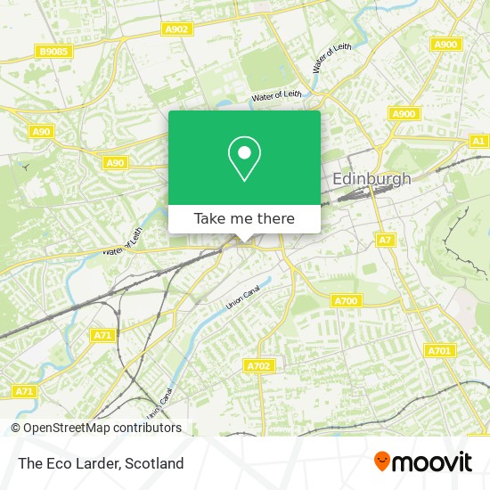 The Eco Larder map