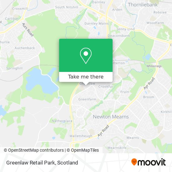 Greenlaw Retail Park map