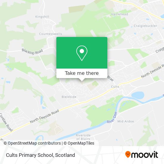 Cults Primary School map