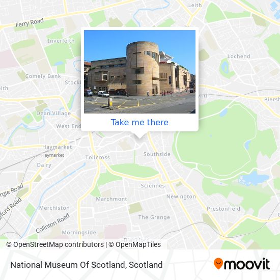 National Museum Of Scotland map