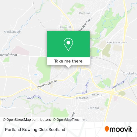Portland Bowling Club map