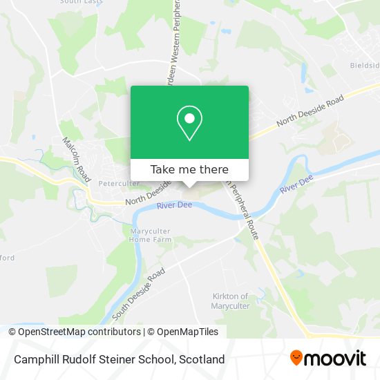 Camphill Rudolf Steiner School map