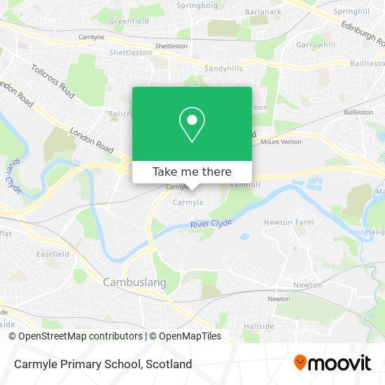 Carmyle Primary School map