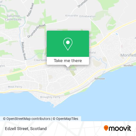 Edzell Street map