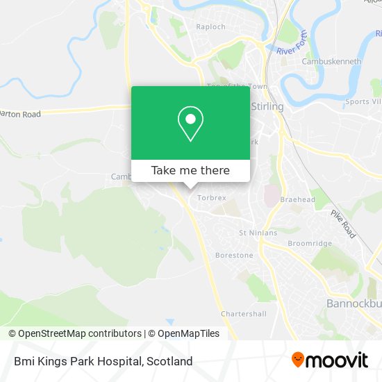 Bmi Kings Park Hospital map