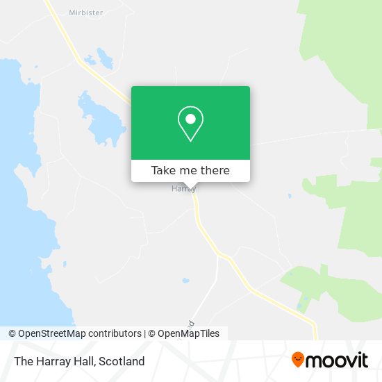 The Harray Hall map