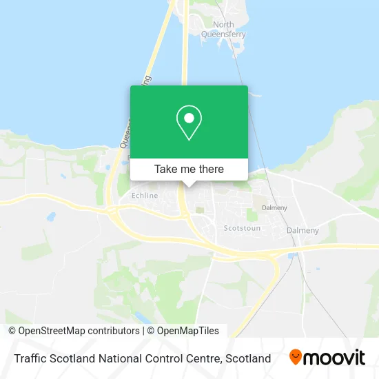 Traffic Scotland National Control Centre map