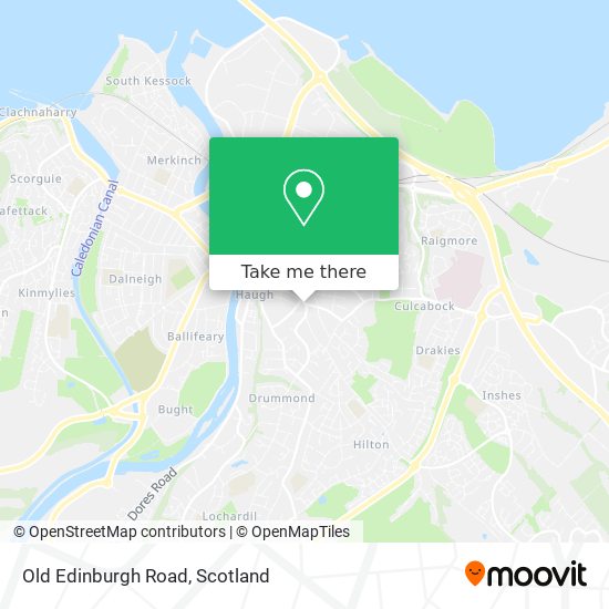 Old Edinburgh Road map