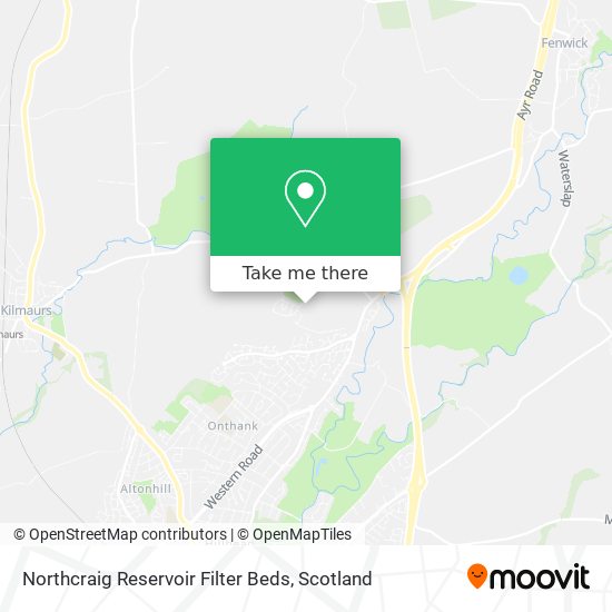 Northcraig Reservoir Filter Beds map