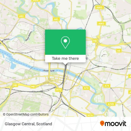 Glasgow Central map