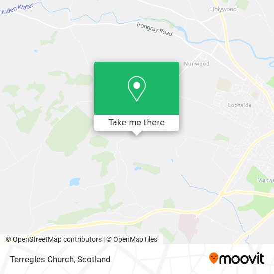 Terregles Church map