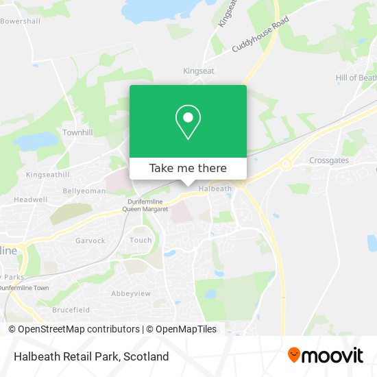 Halbeath Retail Park map