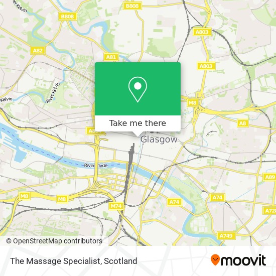 The Massage Specialist map