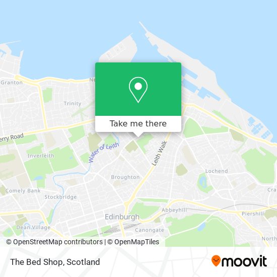 The Bed Shop map