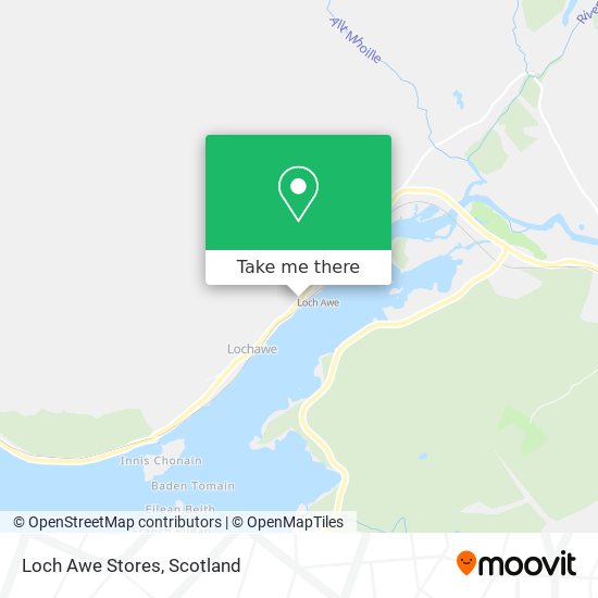Loch Awe Stores map