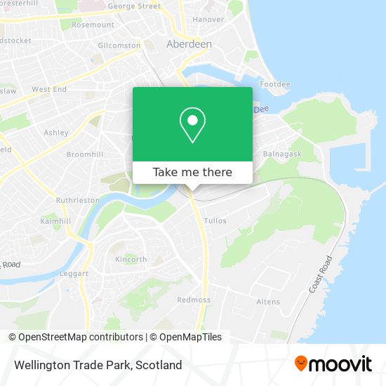 Wellington Trade Park map