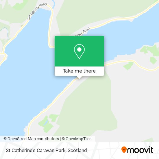 St Catherine's Caravan Park map
