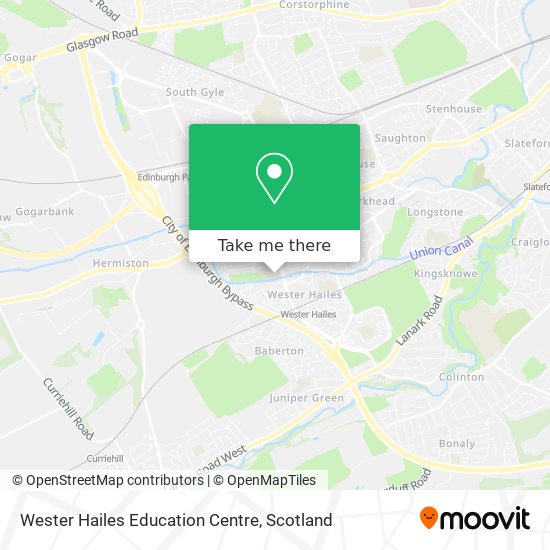 Wester Hailes Education Centre map
