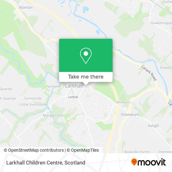 Larkhall Children Centre map