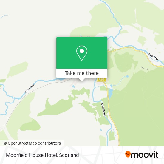 Moorfield House Hotel map