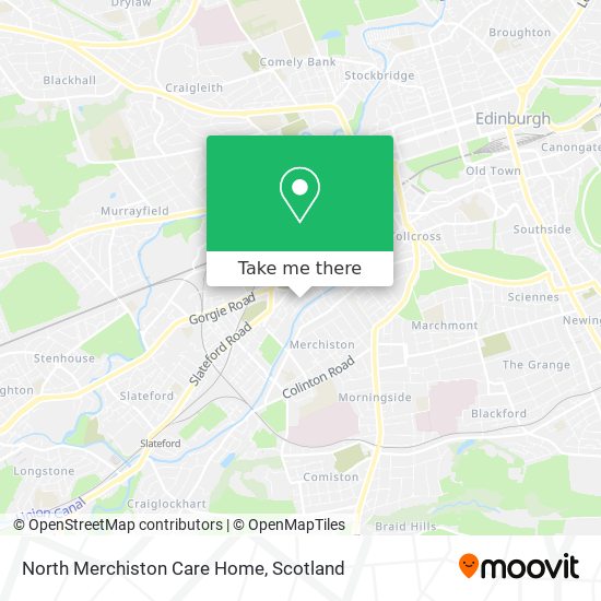 North Merchiston Care Home map