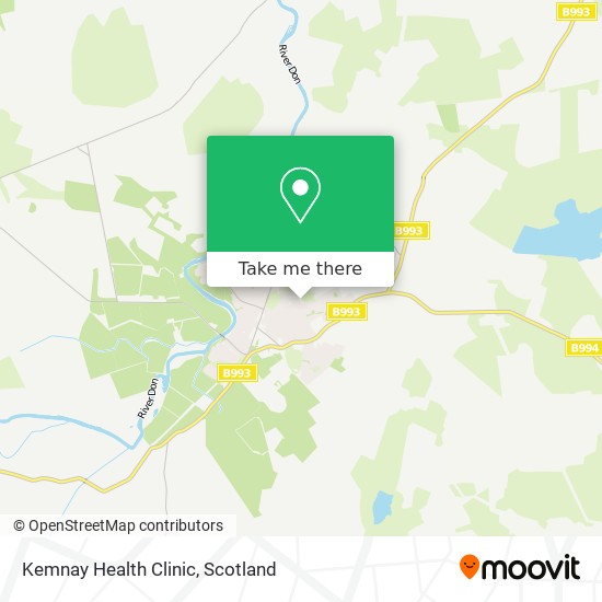 Kemnay Health Clinic map