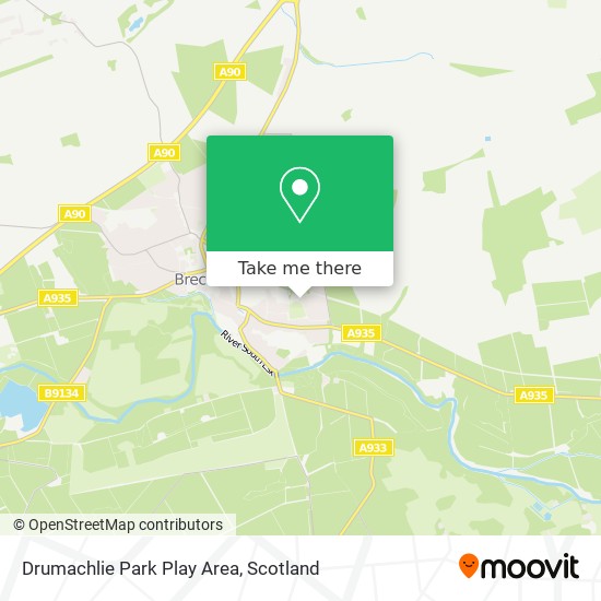 Drumachlie Park Play Area map