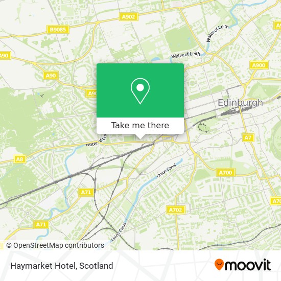 Haymarket Hotel map