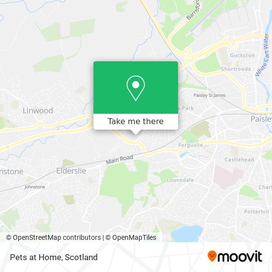 Pets at Home map