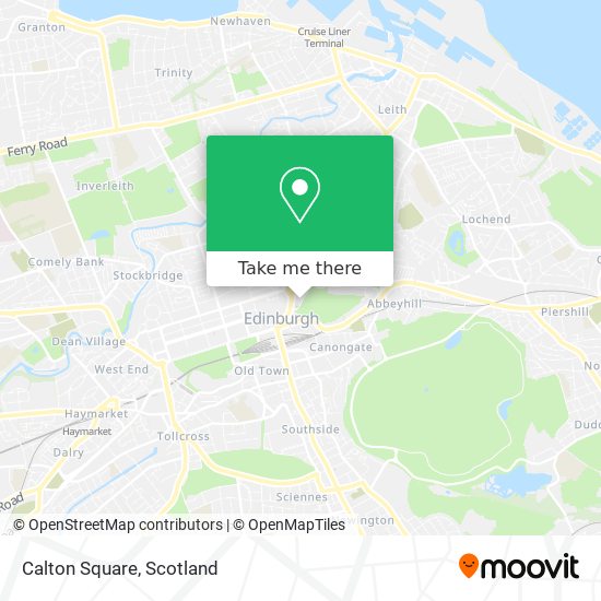Calton Square map