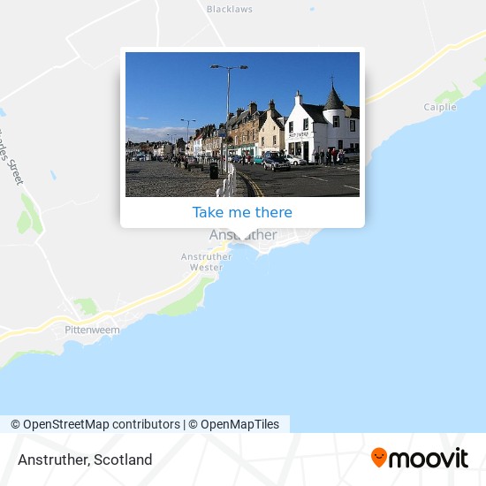 Anstruther map