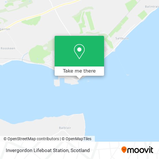 Invergordon Lifeboat Station map