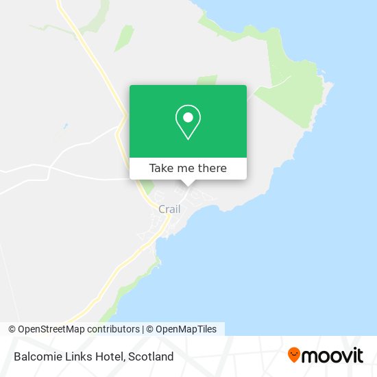 Balcomie Links Hotel map
