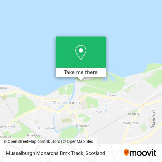 Musselburgh Monarchs Bmx Track map