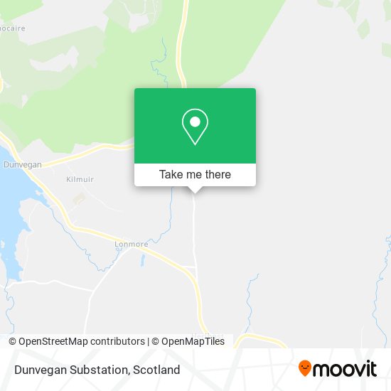 Dunvegan Substation map