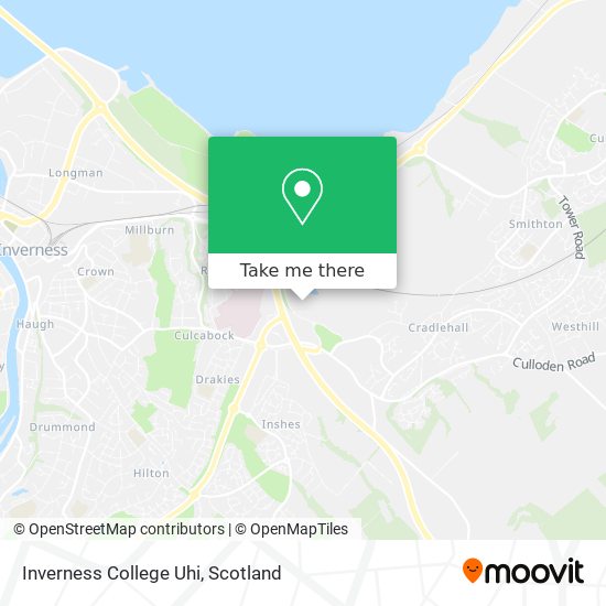 Inverness College Uhi map